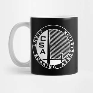 CSA Large/Centred White Logo Mug